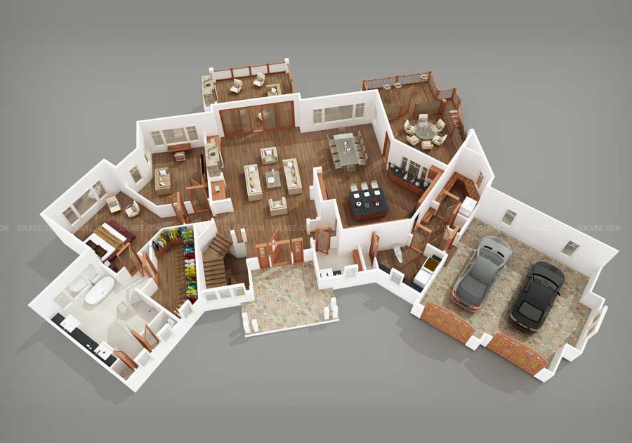3D Floor Plan designer India