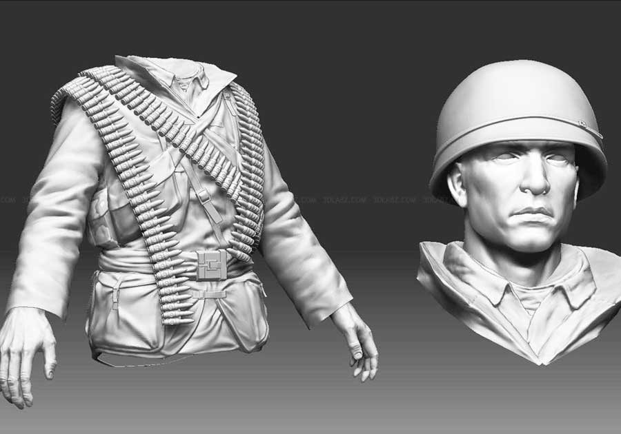 Soldier 3D Modeling
