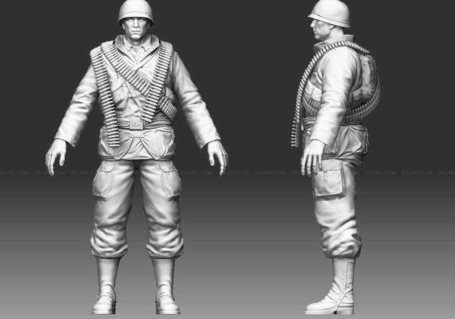 Modelling 3D Soldier