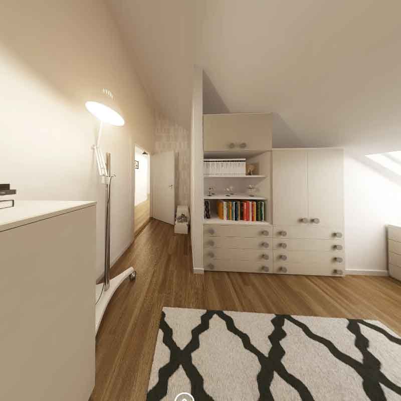 360 degree rendering for a house in Norway