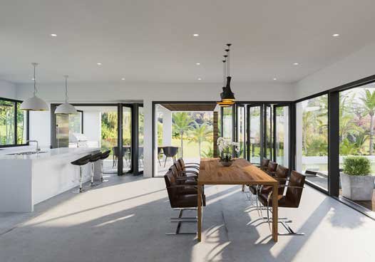 low resolution interior 3d render image
