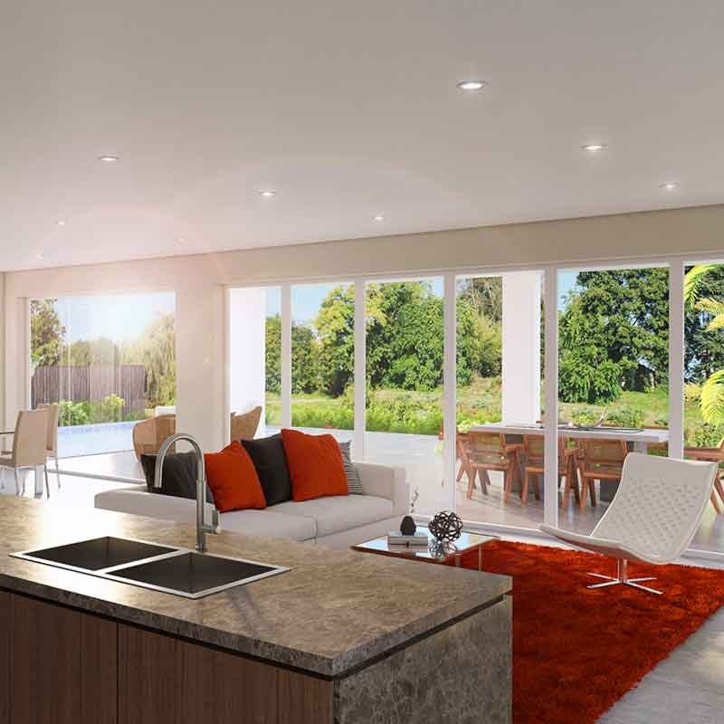 Interior 3D visualization for a villa in Castle Hill, Australia 