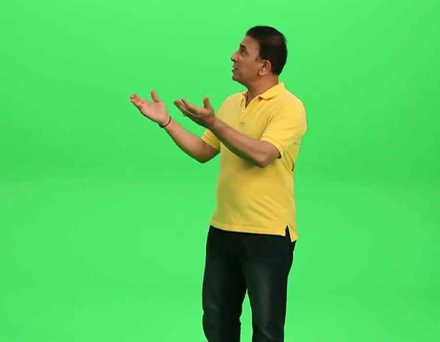 Sunil Gavaskar acting for a real estate advertisement