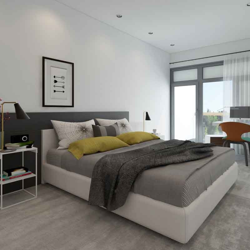 Bedroom 3D render