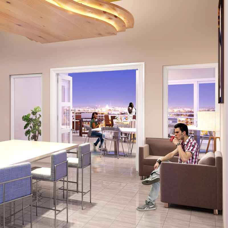 Terrace 3D view