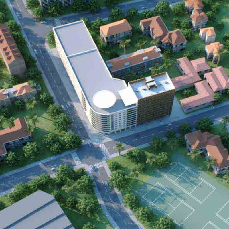 3D virtual tour of the Marimba Palace apartment in Angola.