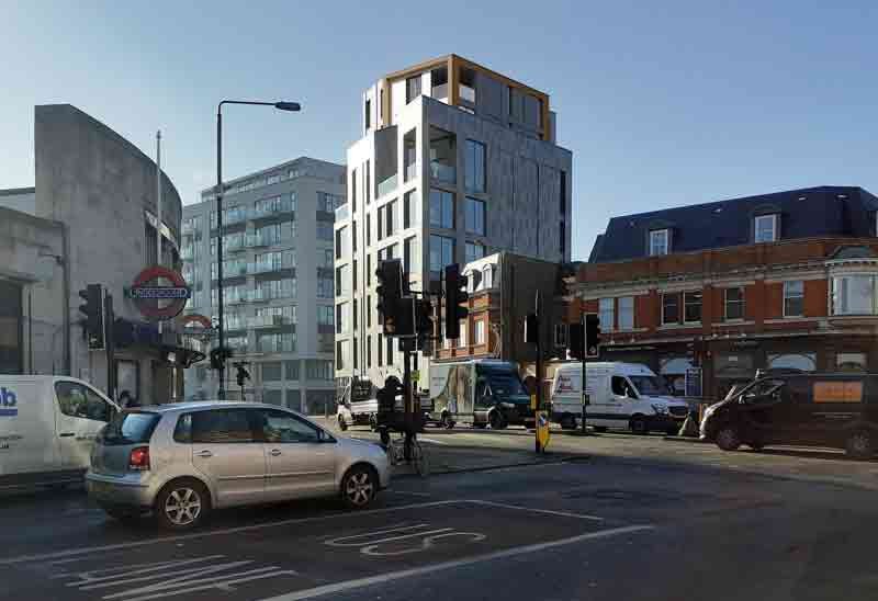 3D photomontage image of an apartment in London, U.K
