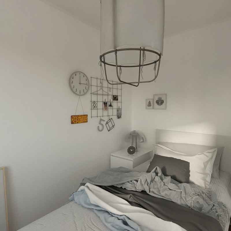 villa bedroom 360 degree interior tour
