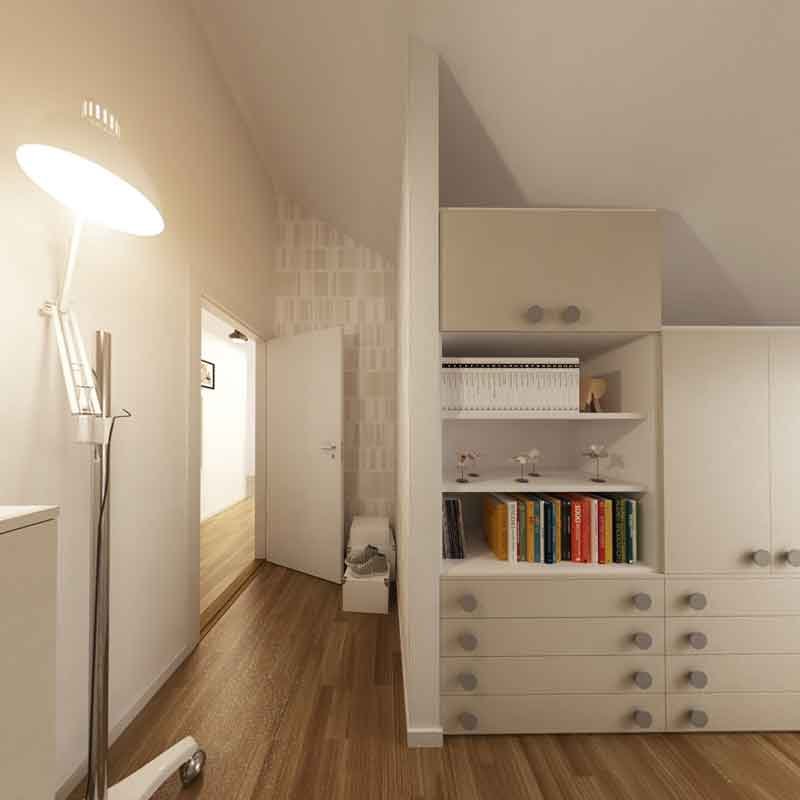 Bedroom 360 degree render view