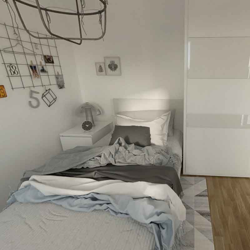 bedroom 360 degree visualization