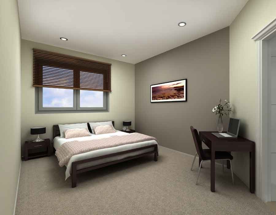 Apartment bedroom 3d design
