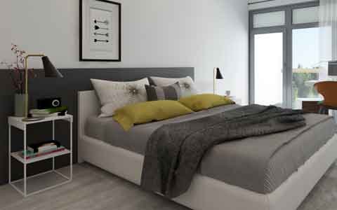 Bedroom 3D visualization