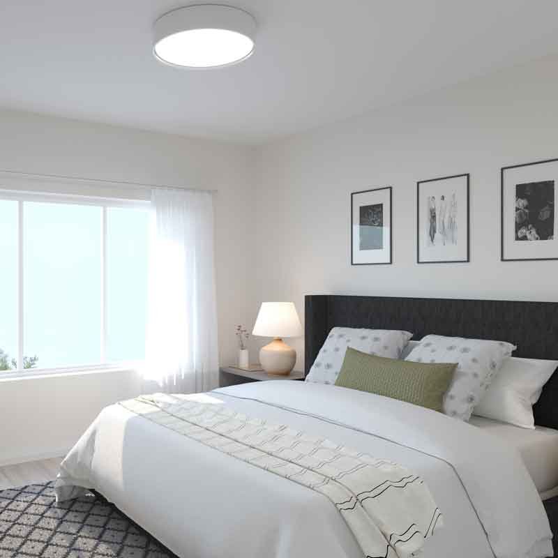 3D bedroom design for a retirement home in Port Hope, Canada