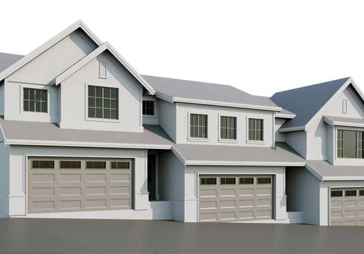 3d model preview for the building exterior