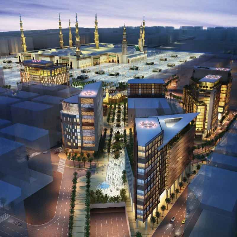 3D render for a five star hotel design in Medina, Saudi Arabia 