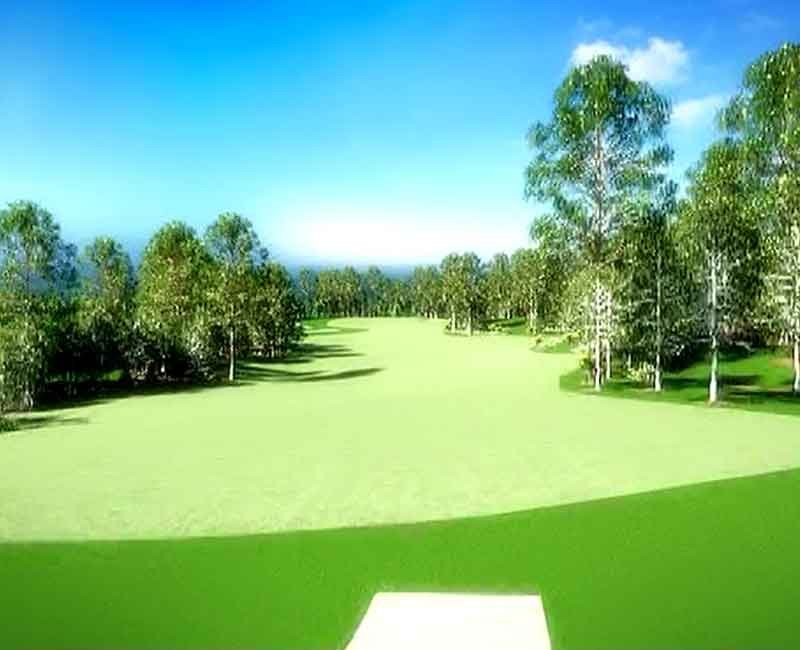 3d render view from 18 hold golf course 3d virtual tour