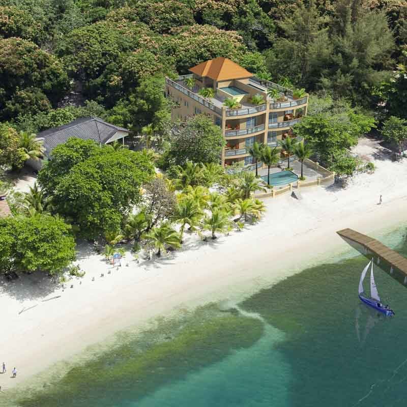 3d photomontage rendering for a beach hotel development in San Diego, California