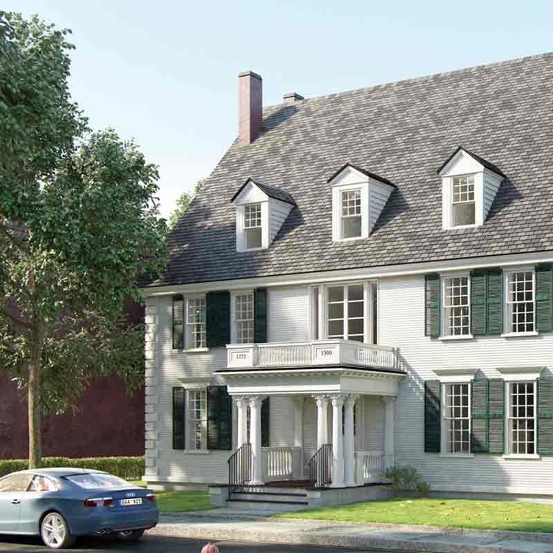 Exterior 3D view of Wheelock house in Chicago, United States