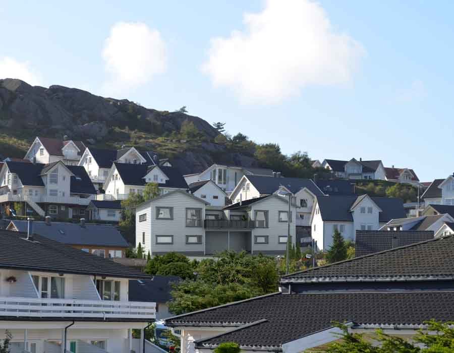 3d photomontage rendering for a house in Norway