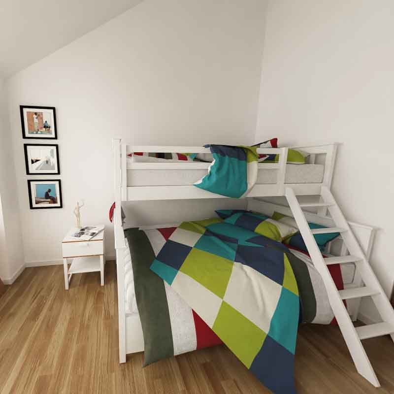 Kids bedroom 360-degree VR tour