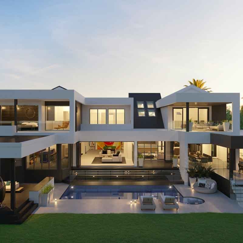 3D design for a luxury villa in Sydney, Australia