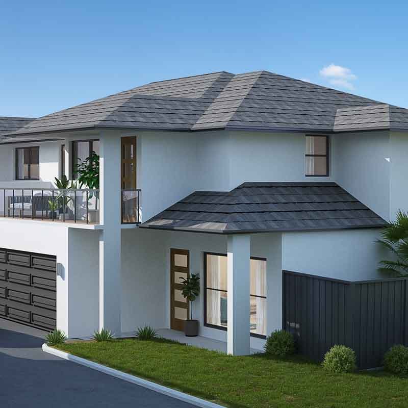 3D rendered view of a mansion in Old Northern Road, Dural, Australia