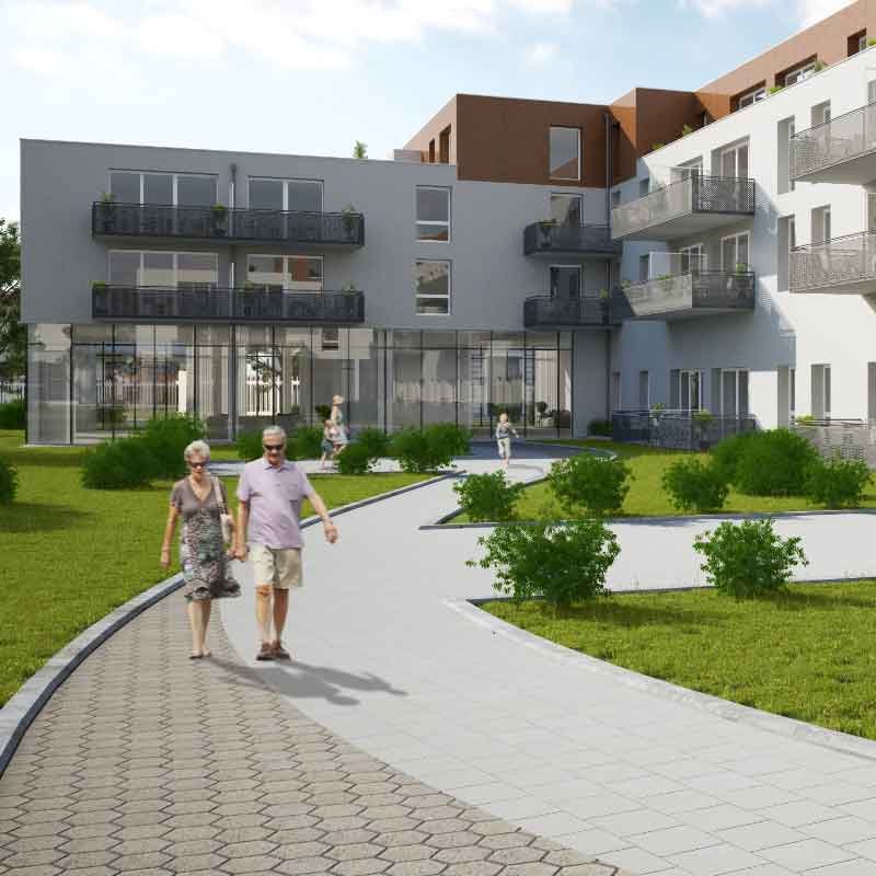 3d render from a nursing home 3d virtual tour