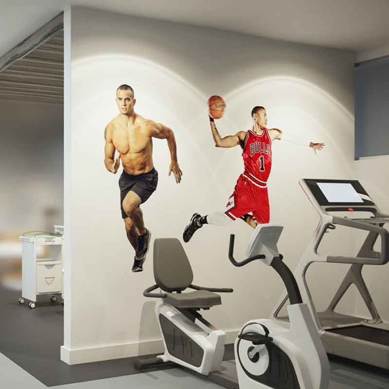 3D render view of a orthopediac fitness centre in Dubai