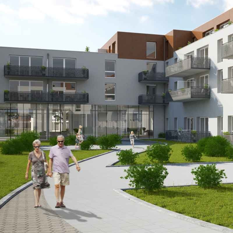 Senior living apartment 3d design