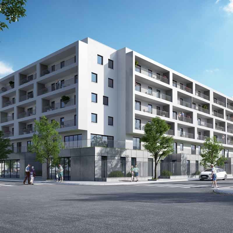 3d visualisation for senior living community in Choisy-le-Roi, Paris