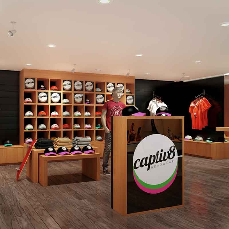 Showroom 3D design and rendering for Captiv8, Dubai