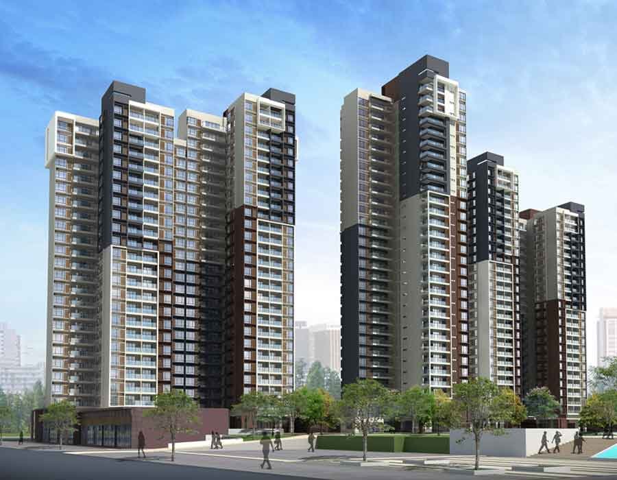 Township 3d exterior view rendering