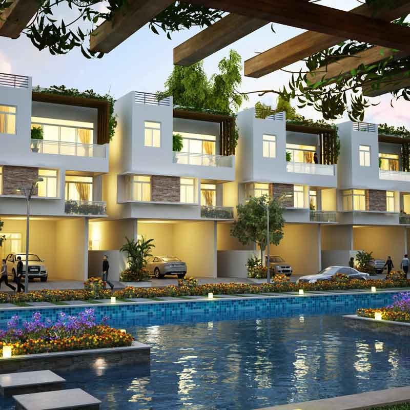 3D rendering of a villa in Chennai, India