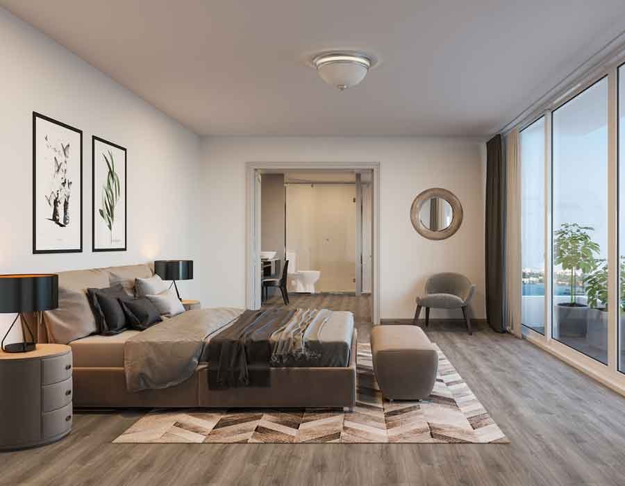 interior 3d design and rendering for a villa in Florida, United States