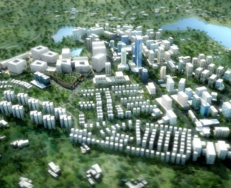 Exterior 3d view rendering from Hill Country SEZ 3D virtual tour