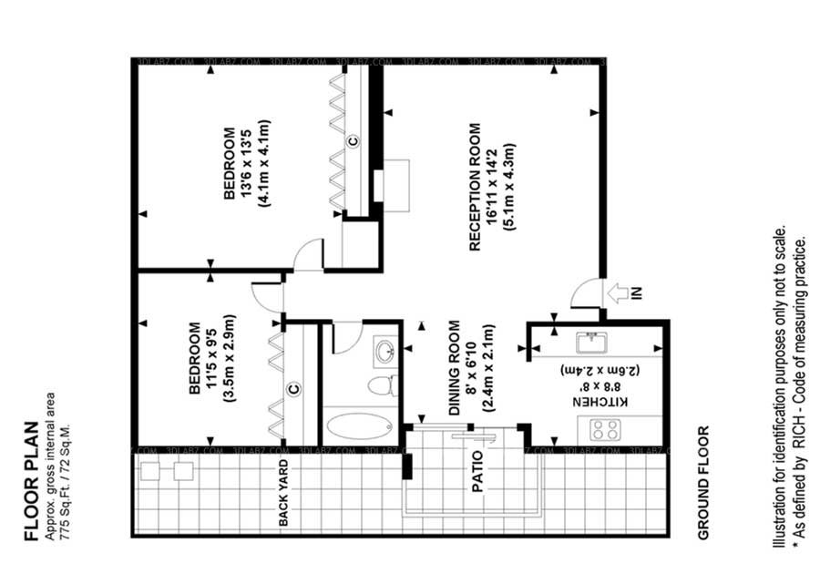 Cost 2d Floor Plan Design