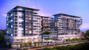 3d rendering for mixed use development in australia