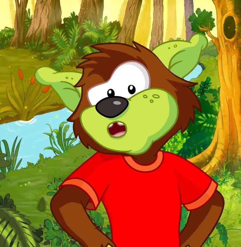 A still pose of the character from 2d animation