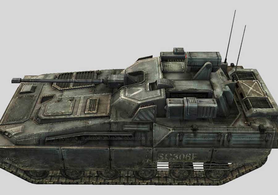 Battle Tank 3D Design