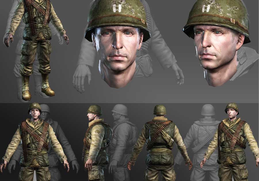 Soldier 3D Model