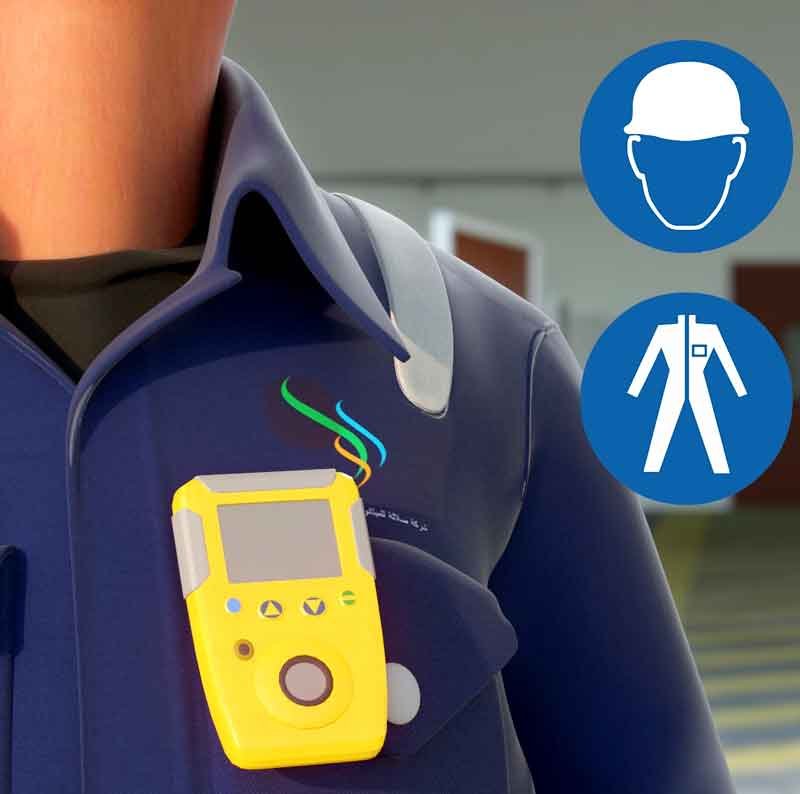 Health and safety guideline 3D illustration