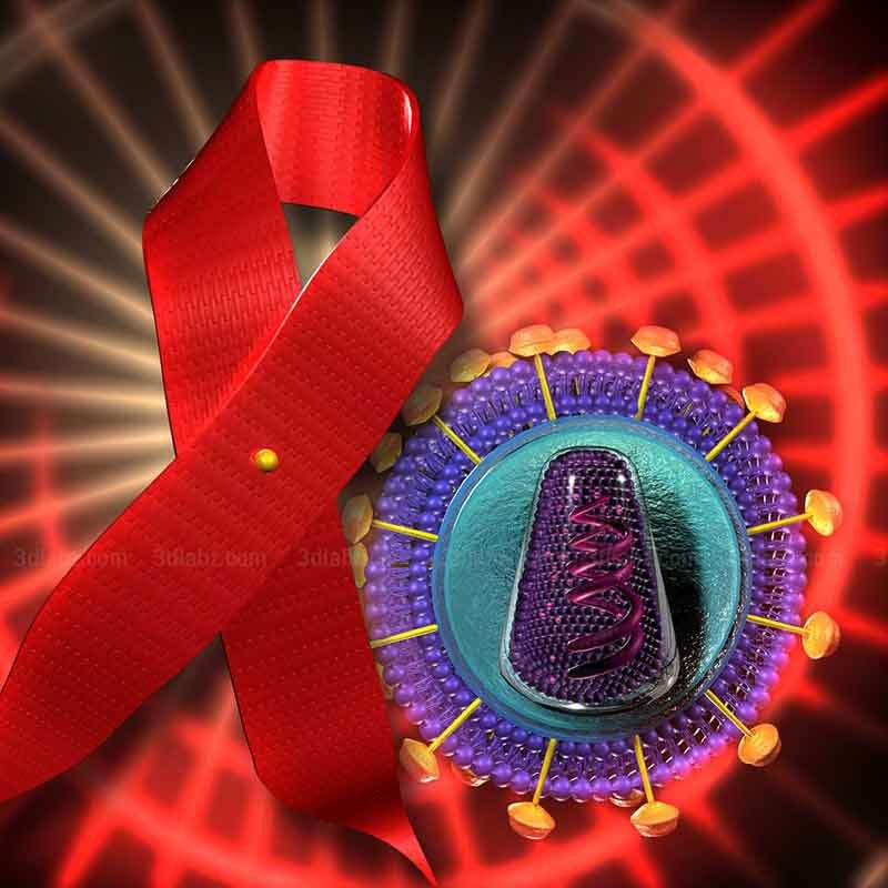 AIDS 3D Illustration