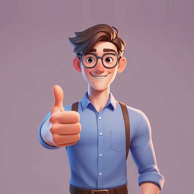 Image of a happy man from the motivational montage video