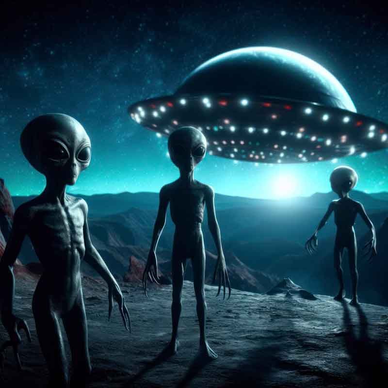 Image of aliens from what-if motion graphics video