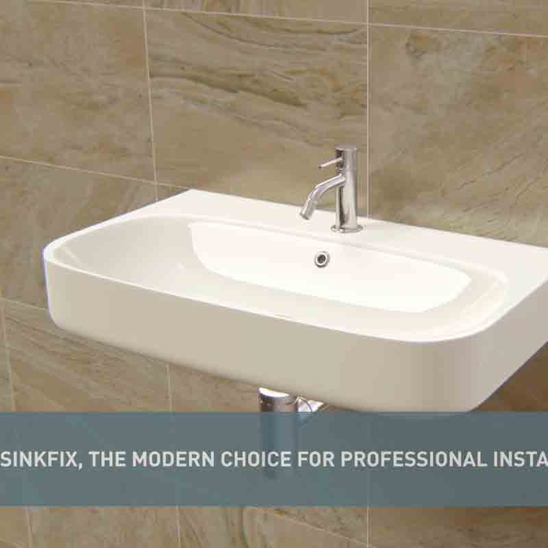 3D product animation showing wash basing installation