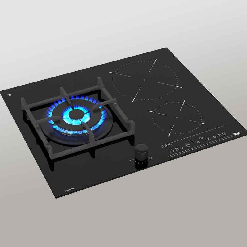 Induction cum Gas Stove 3D Design