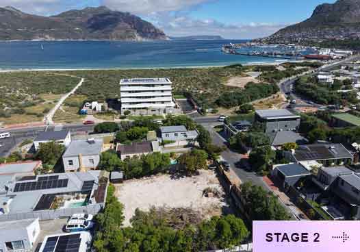 An aerial drone photo taken for 3D photomontage