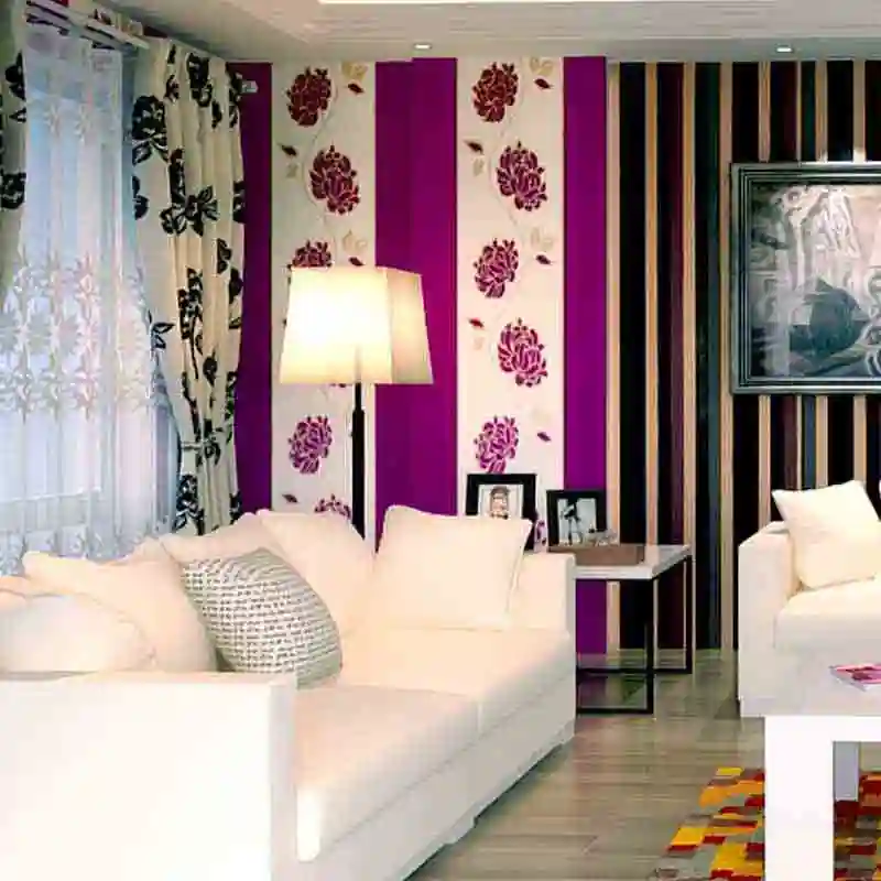 TV commercial animation frame of legendary cricketer Sunil Gavaskar presenting a luxury home interior.